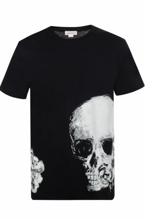 Skull motif t-shirt, zdjęcie 1 Skull motif t-shirt od Alexander McQueen